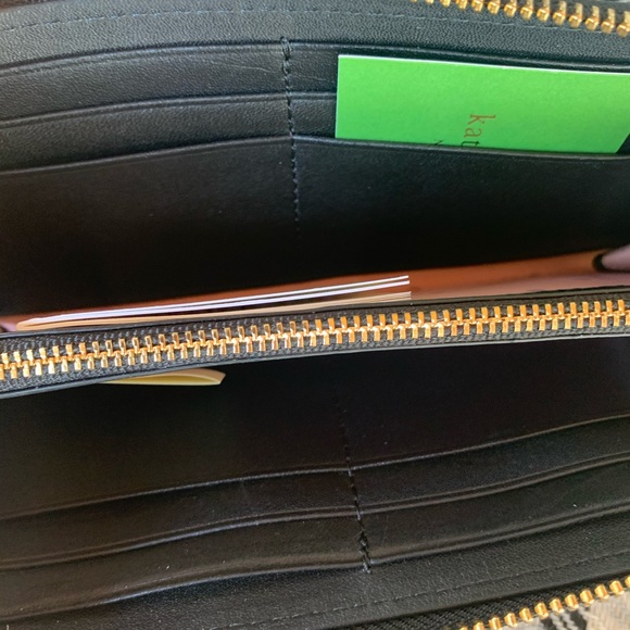 Kate spade Reese park Lindsey black wallet new - Picture 5 of 6